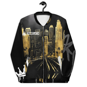 Cityscape Bomber Jacket