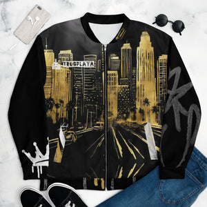 Cityscape Bomber Jacket