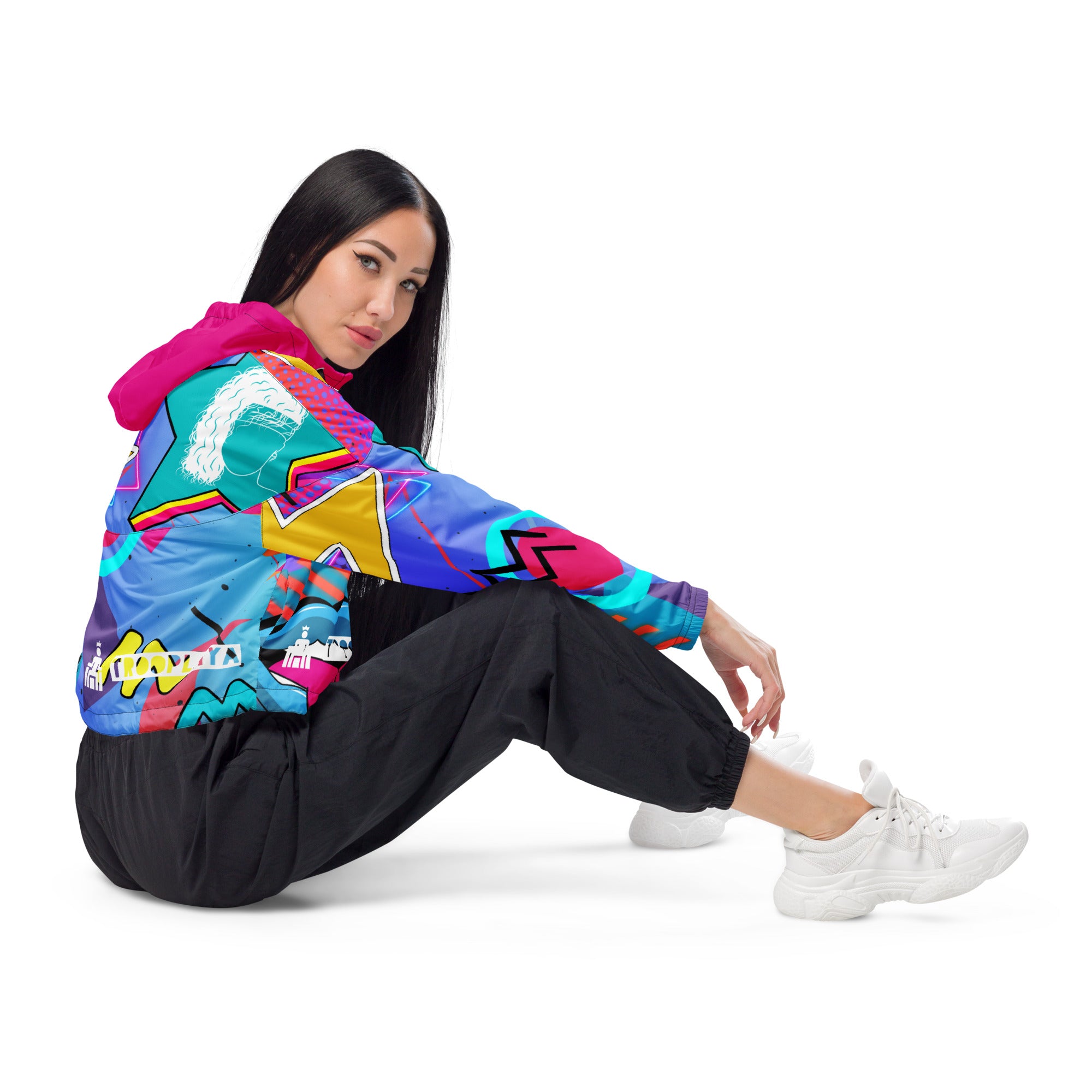 80's Crop n Roll Windbreaker