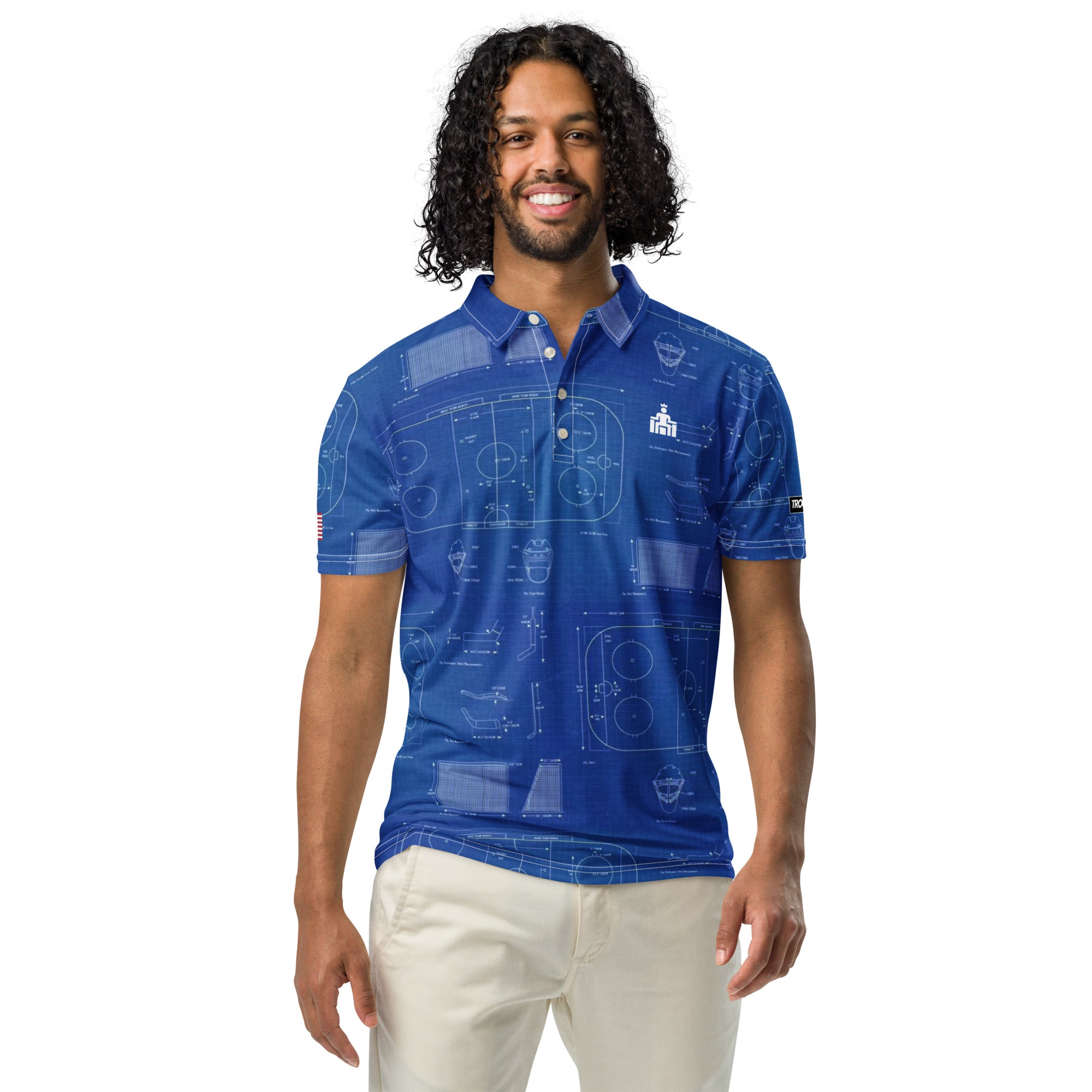 Hockey Blueprint Men’s slim fit polo